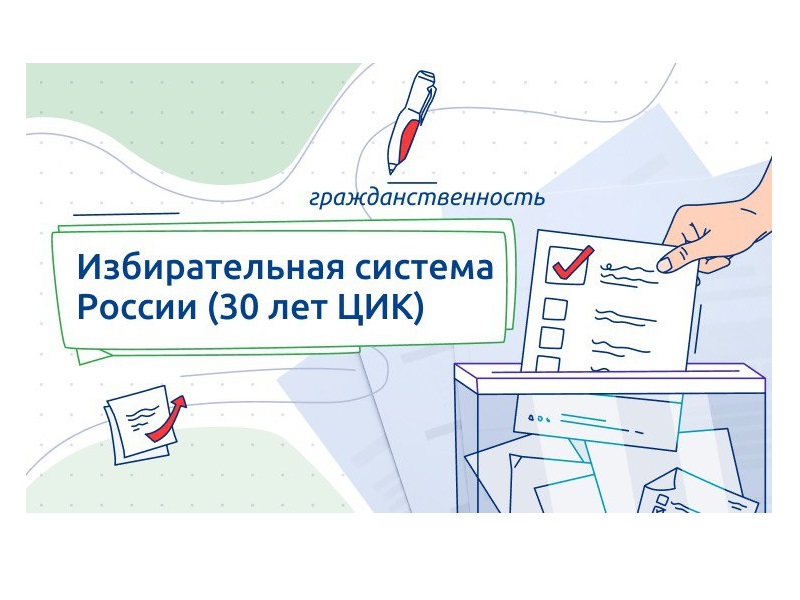 30-летие Центральной избирательной комиссии России.